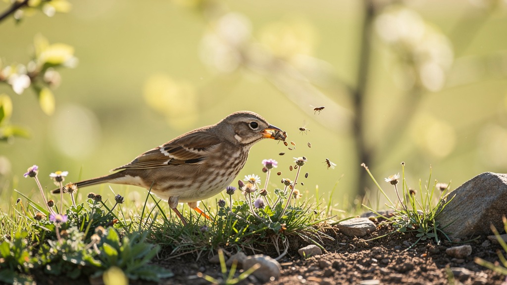 Comportement, saison d'observation et alimentation