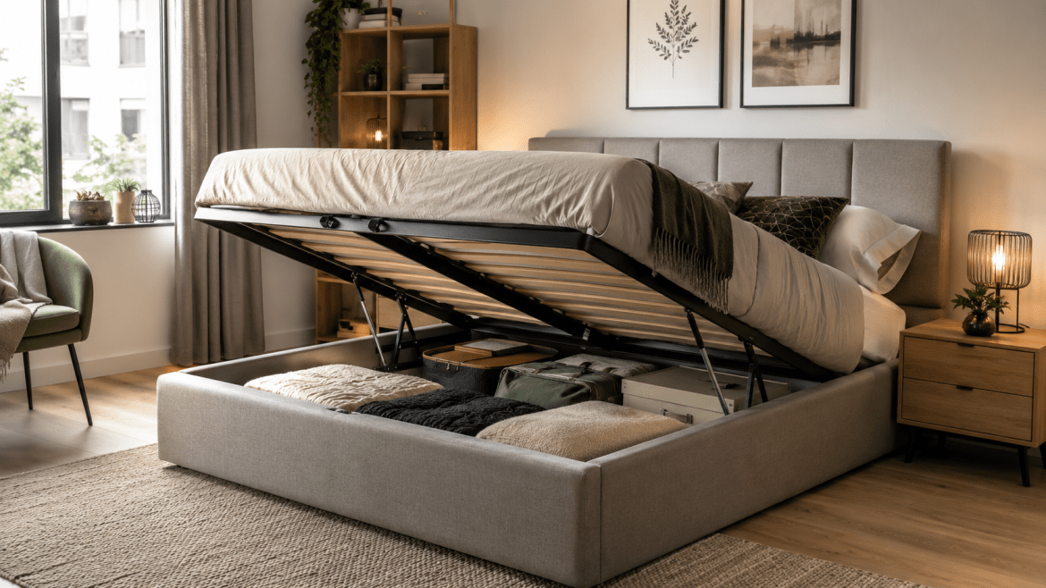 Pourquoi choisir un lit coffre 160×200 pour optimiser votre espace