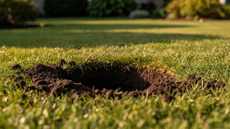 Trou dans le jardin : quel animal creuse et que faire ?