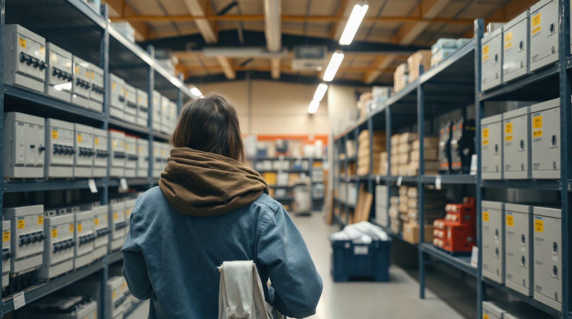 Rayon électricité en grande surface de bricolage